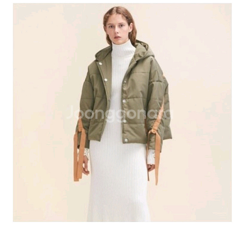 마쥬 루즈핏 후드패딩(프리)--0