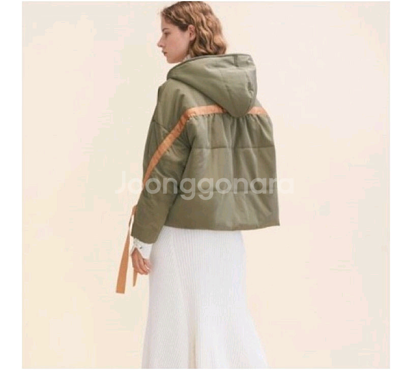 마쥬 루즈핏 후드패딩(프리)--2