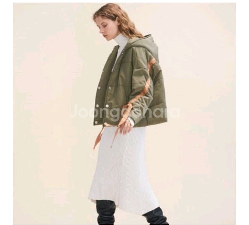 마쥬 루즈핏 후드패딩(프리)--1