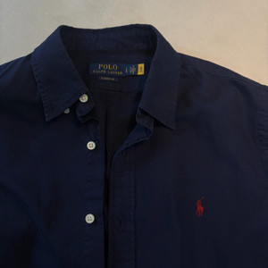 폴로 랄프로렌 가먼트다이 클래식 옥스포드셔츠 네이비 L