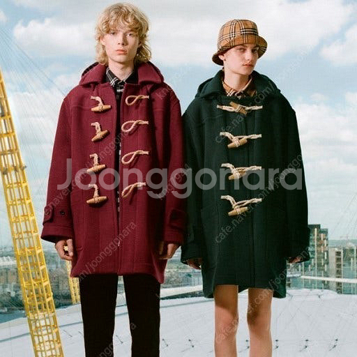 버버리x고샤루브친스키 더플코트(xs)--3