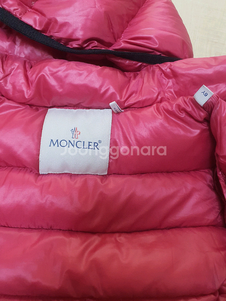 6Y 몽클레어키즈 숏 패딩 점퍼--6