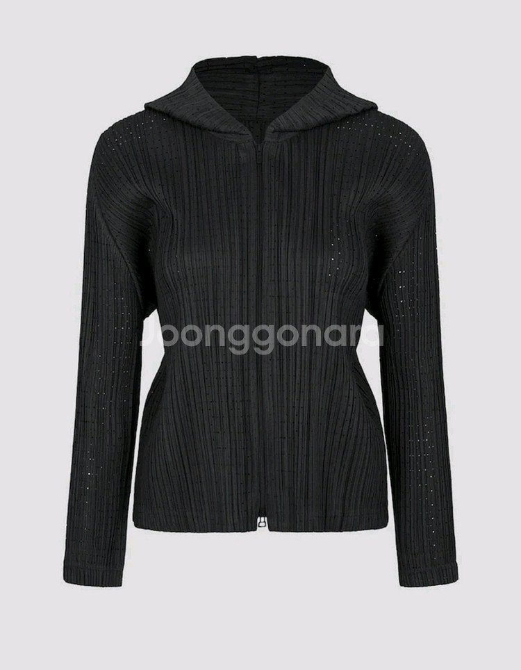 이세이미야케 플리츠플리즈 자켓 스타더스트 자켓 블랙 3사이즈--0