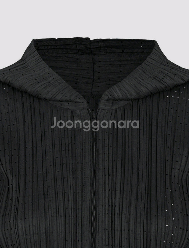 이세이미야케 플리츠플리즈 자켓 스타더스트 자켓 블랙 3사이즈--2