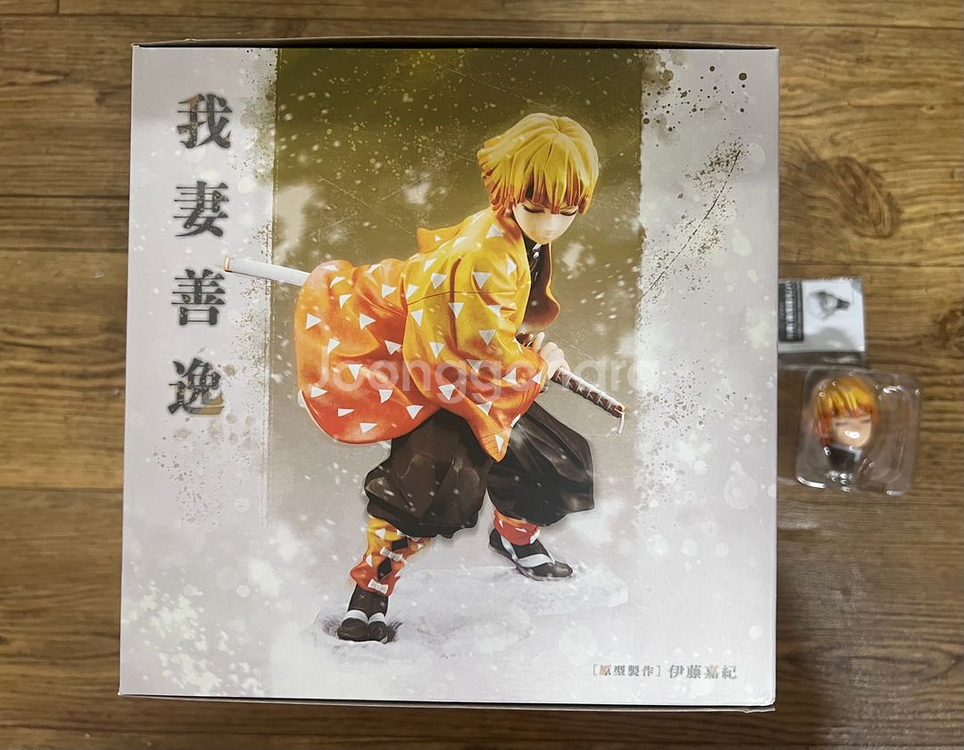 귀멸의칼날)젠이츠 코토부키야 피규어(특전헤드 포함)--1