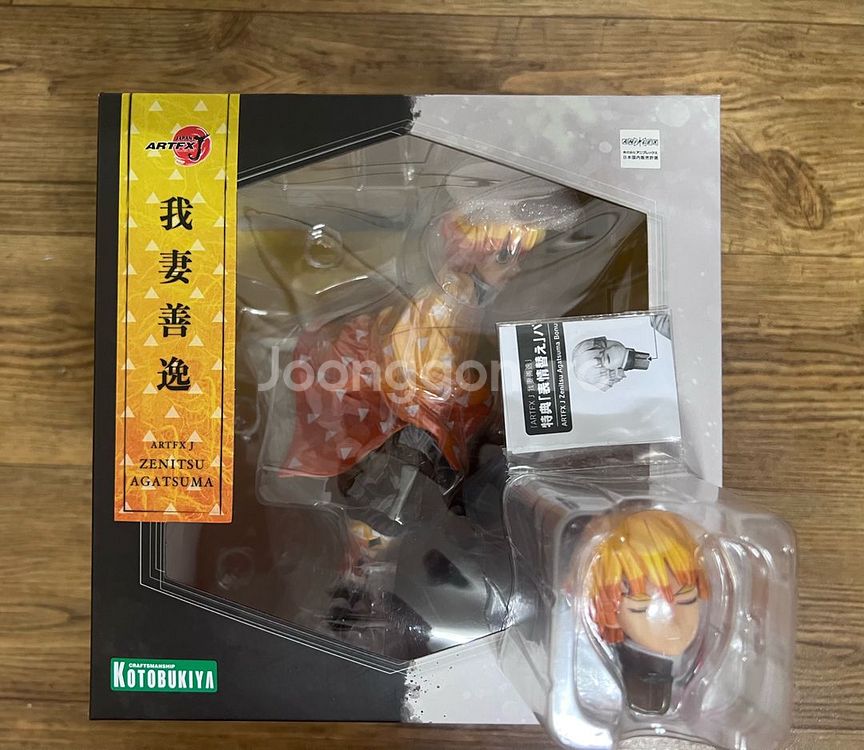 귀멸의칼날)젠이츠 코토부키야 피규어(특전헤드 포함)--0