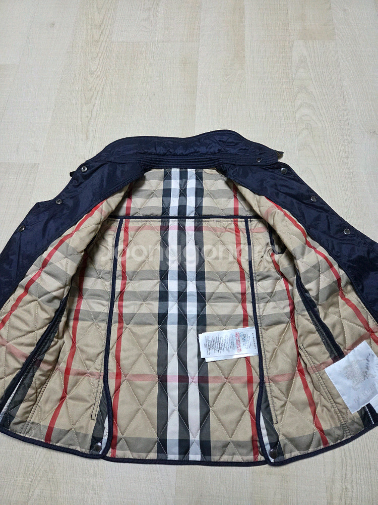 6Y 버버리키즈 퀼팅 자켓--1
