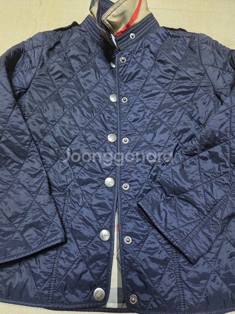 6Y 버버리키즈 퀼팅 자켓--2