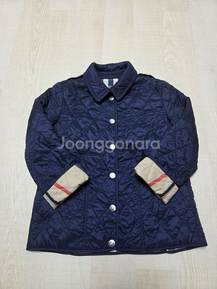 6Y 버버리키즈 퀼팅 자켓--0