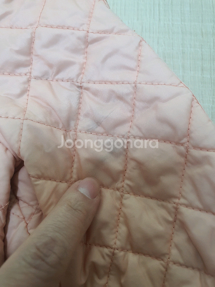 6Y 버버리키즈 누빔 자켓--4