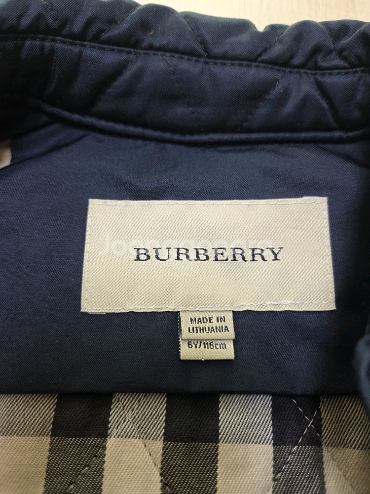 6Y 버버리키즈 여아 퀼팅 자켓--4