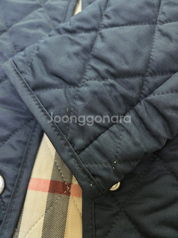 6Y 버버리키즈 여아 퀼팅 자켓--3