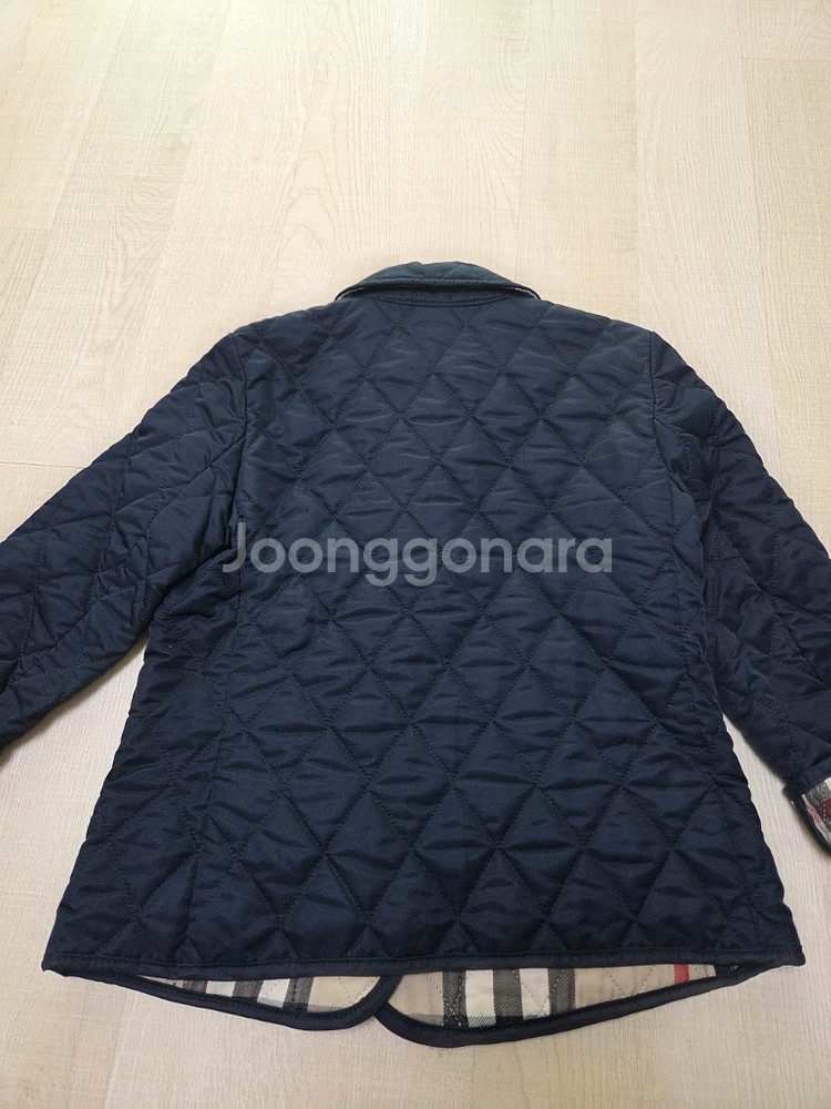 6Y 버버리키즈 여아 퀼팅 자켓--1