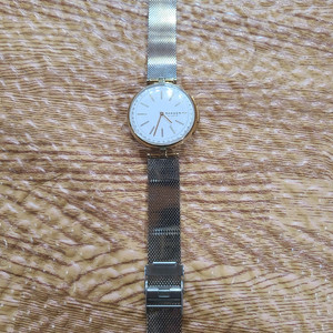 스카겐 여성용 메탈 시계