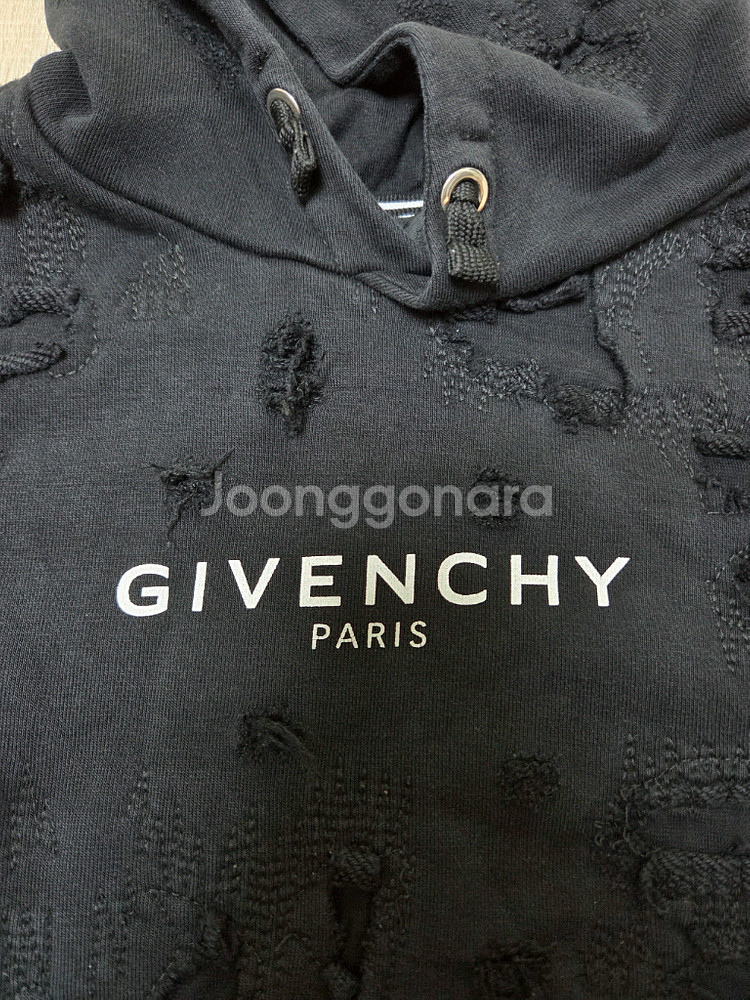 6A 지방시키즈 로고 면 스웨트셔츠--2