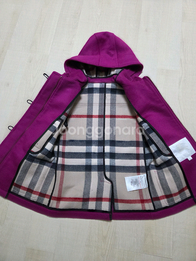6Y 버버리키즈 더플 코트--2
