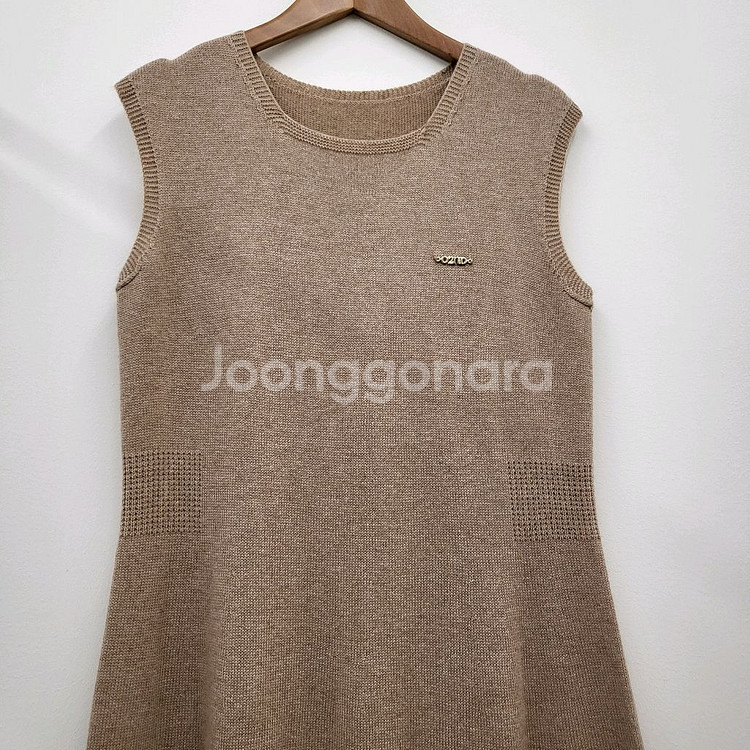 오즈세컨 캐시미어 민소매 원피스--1