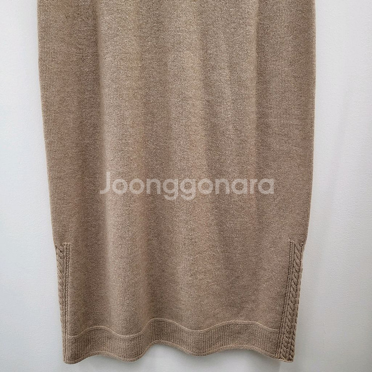 오즈세컨 캐시미어 민소매 원피스--2