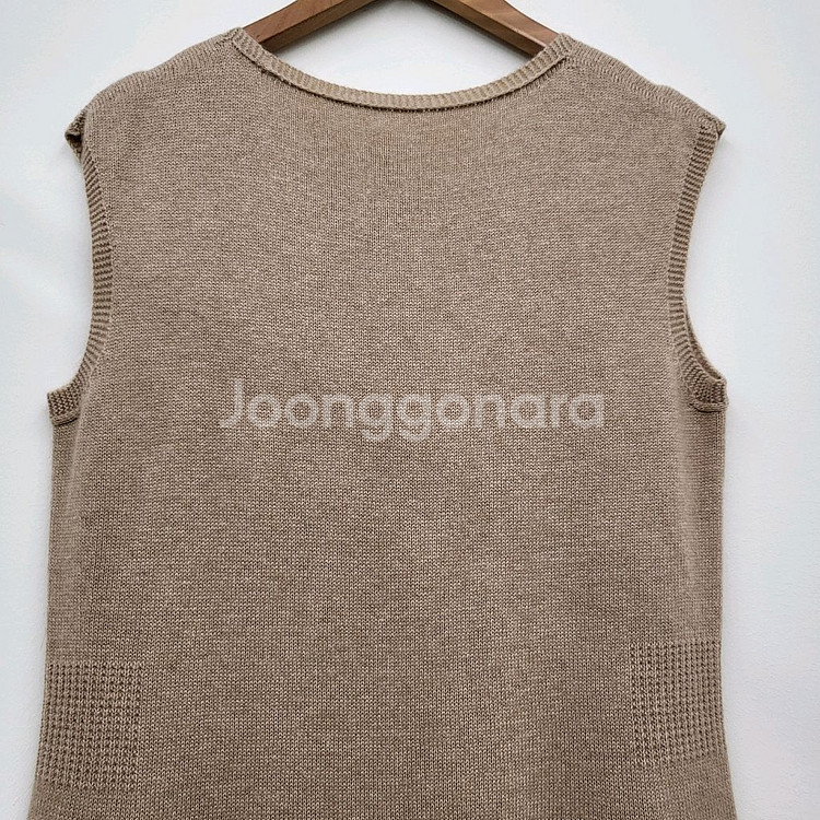 오즈세컨 캐시미어 민소매 원피스--6