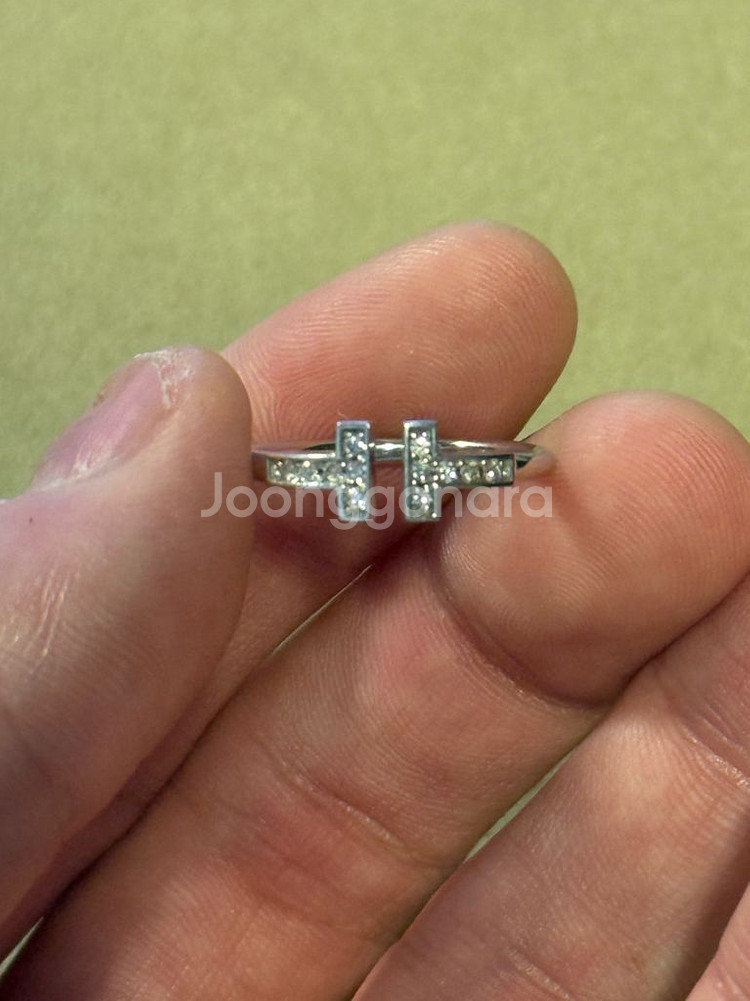 18k 천연다이아 반지--1