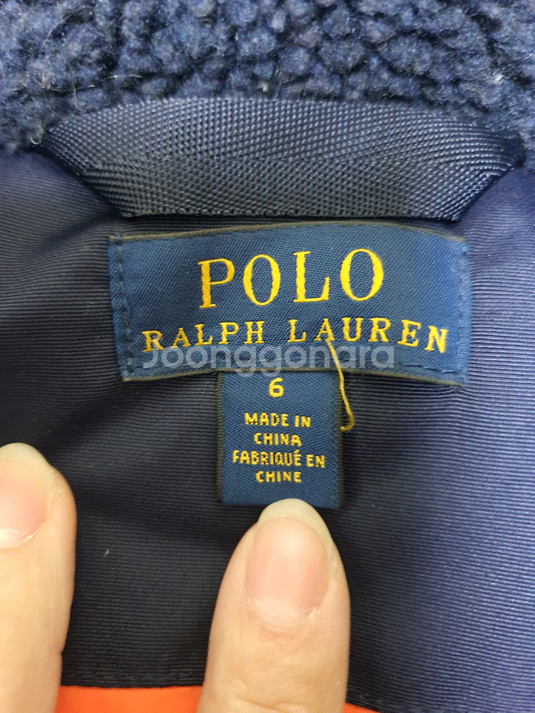 6T 폴로키즈 패딩 점퍼--6