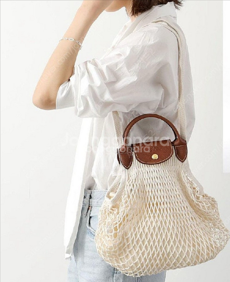 롱샴 메쉬백 팝니다--2