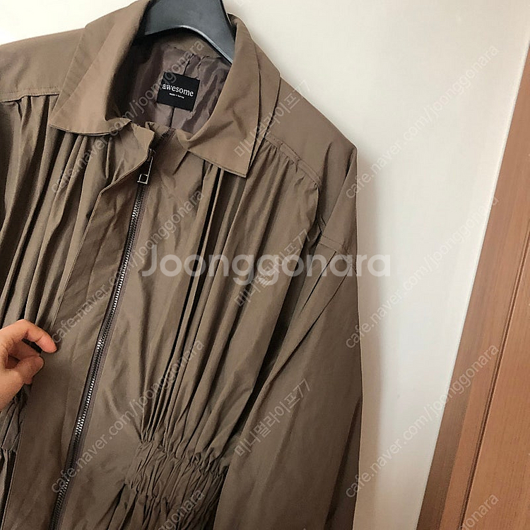 바스락 셔링 오드리 밴딩 퍼프 벌룬 햅번 원피스 트렌치자켓 야상점퍼 타임마인랑방오브제스타일 109000원--8