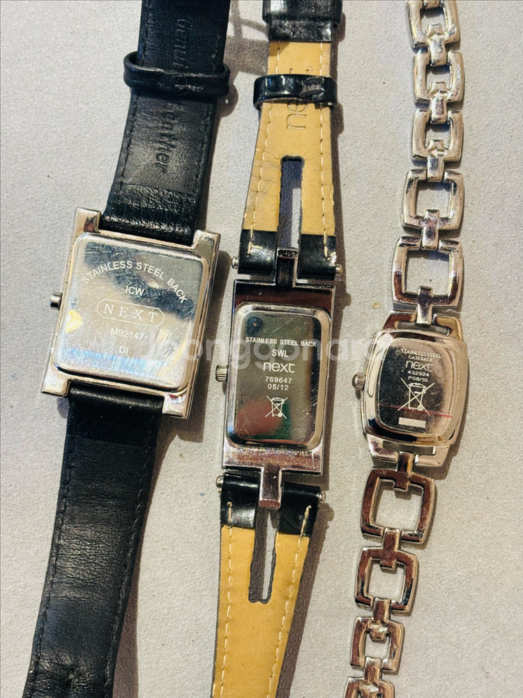 Next 사각 쿼츠 시계 #1,2,3--6