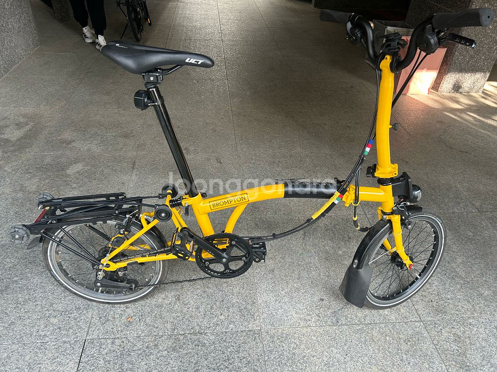 브롬톤 m6r 허브다이나모 범블비 팝니다--1