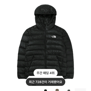 노스페이스 마티에르 RDS 다운 후디 블랙 100 105 L XL