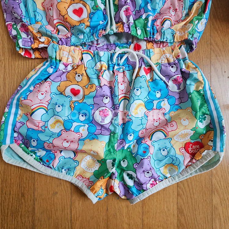 베베드피노 130 케어베어 패딩 베스트 바람막이 반바지 세트--4