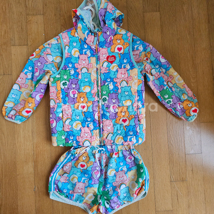 베베드피노 130 케어베어 패딩 베스트 바람막이 반바지 세트--7