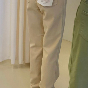 Modest mood 모데스트무드 아이보리 데님 팬츠 크림 바지 아비에무아