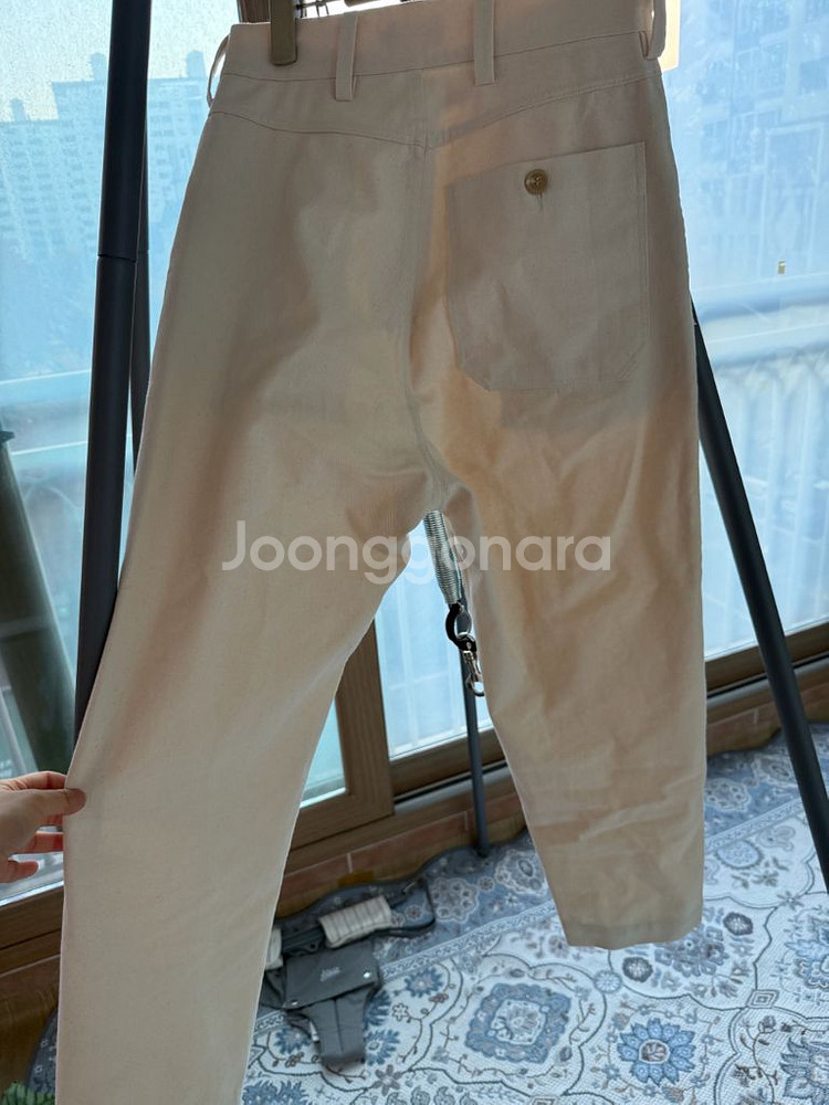 Modest mood 모데스트무드 아이보리 데님 팬츠 크림 바지 아비에무아--2