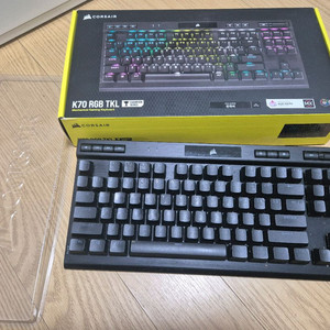 커세어 K70 RGB TKL 기계식 키보드 저소음적축