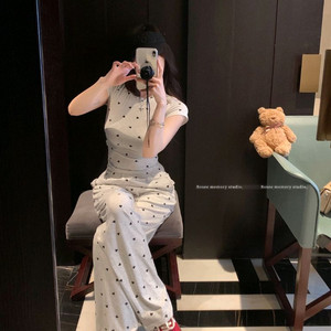 수입의류 하트땡 세트 반팔티 팬츠 세트