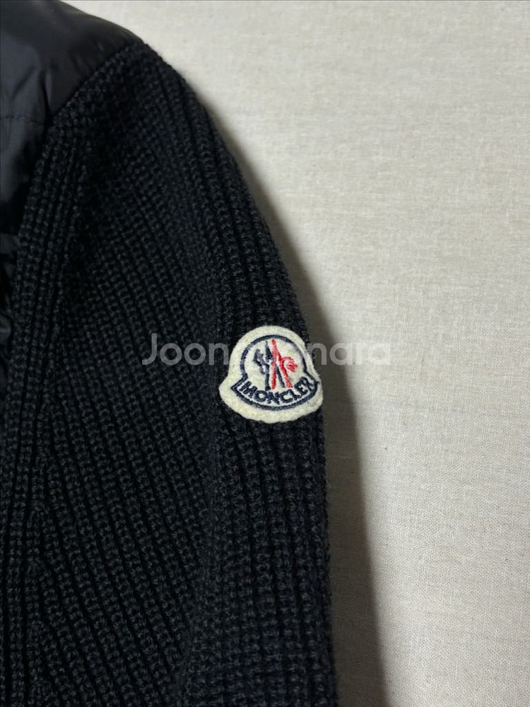 몽클레어 후드 니트 패딩 [L]--1