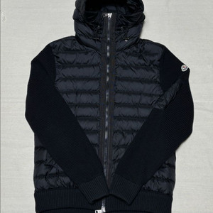 몽클레어 후드 니트 패딩 [L]