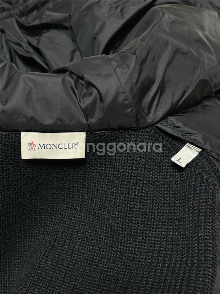 몽클레어 후드 니트 패딩 [L]--4