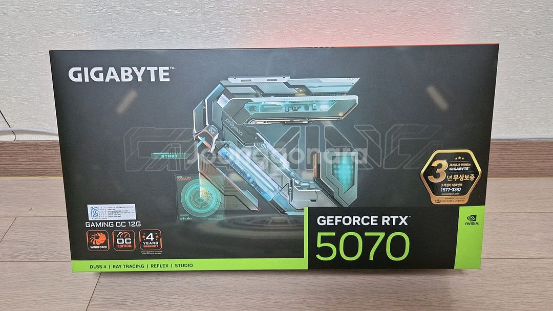 미개봉) 기가바이트 RTX 5070 게이밍 OC 새제품 (무상AS 4년)--0