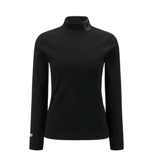 어뉴골프 여성 롱슬리브 블랙 기모터틀넥 티셔츠(새상품)