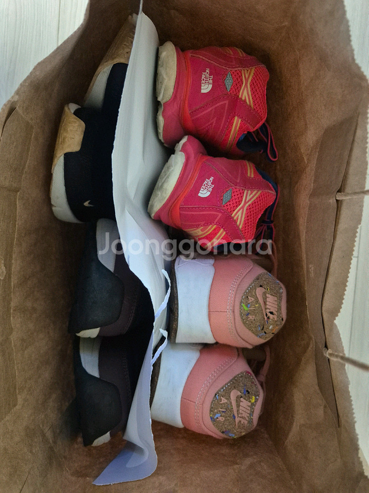 나이키 여성 에어맥스 노스페이스 밀레 뉴발 운동화 팝니다--9