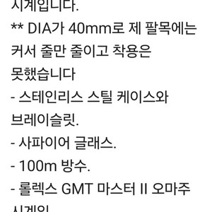 파가니 디자인 GMT 오토매틱 시계
