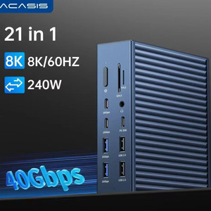 아카시스 썬더볼트 4 21-in-1 도킹 스테이션