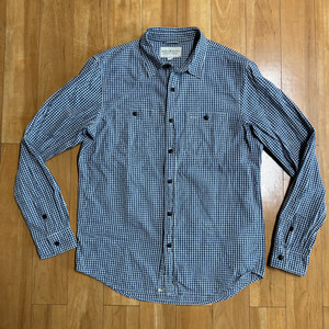 랄프로렌 데님앤서플라이 깅엄체크 셔츠 네이비 M