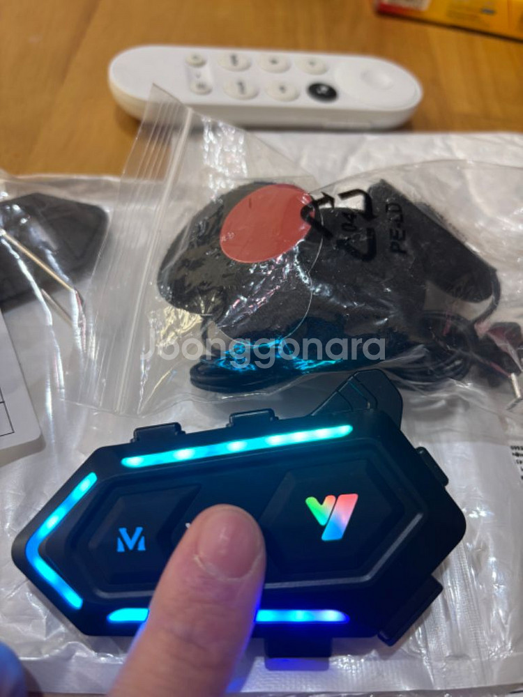 <무료배송 새상품>오토바이 헬멧 블루투스 팜 - 기타--7