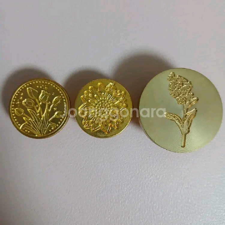 실링 왁스 인장 스탬프 3개 일괄--0