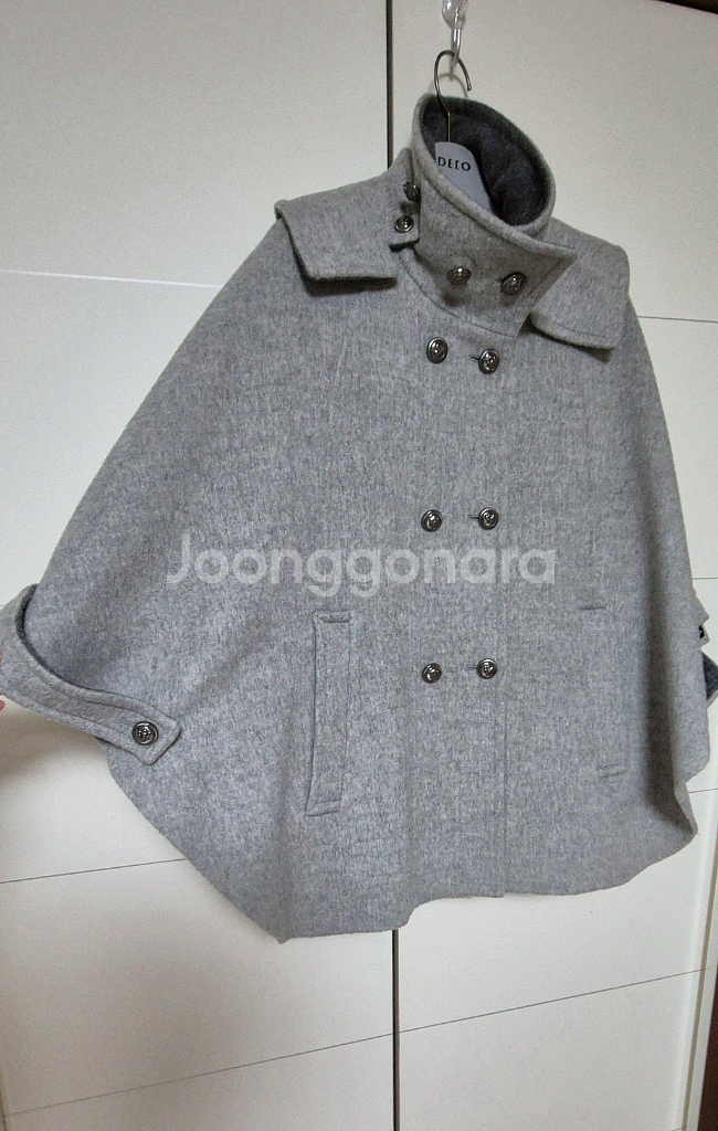 에고이스트 핸드메이드 모직 케이프 코트 에고이스트자켓--1