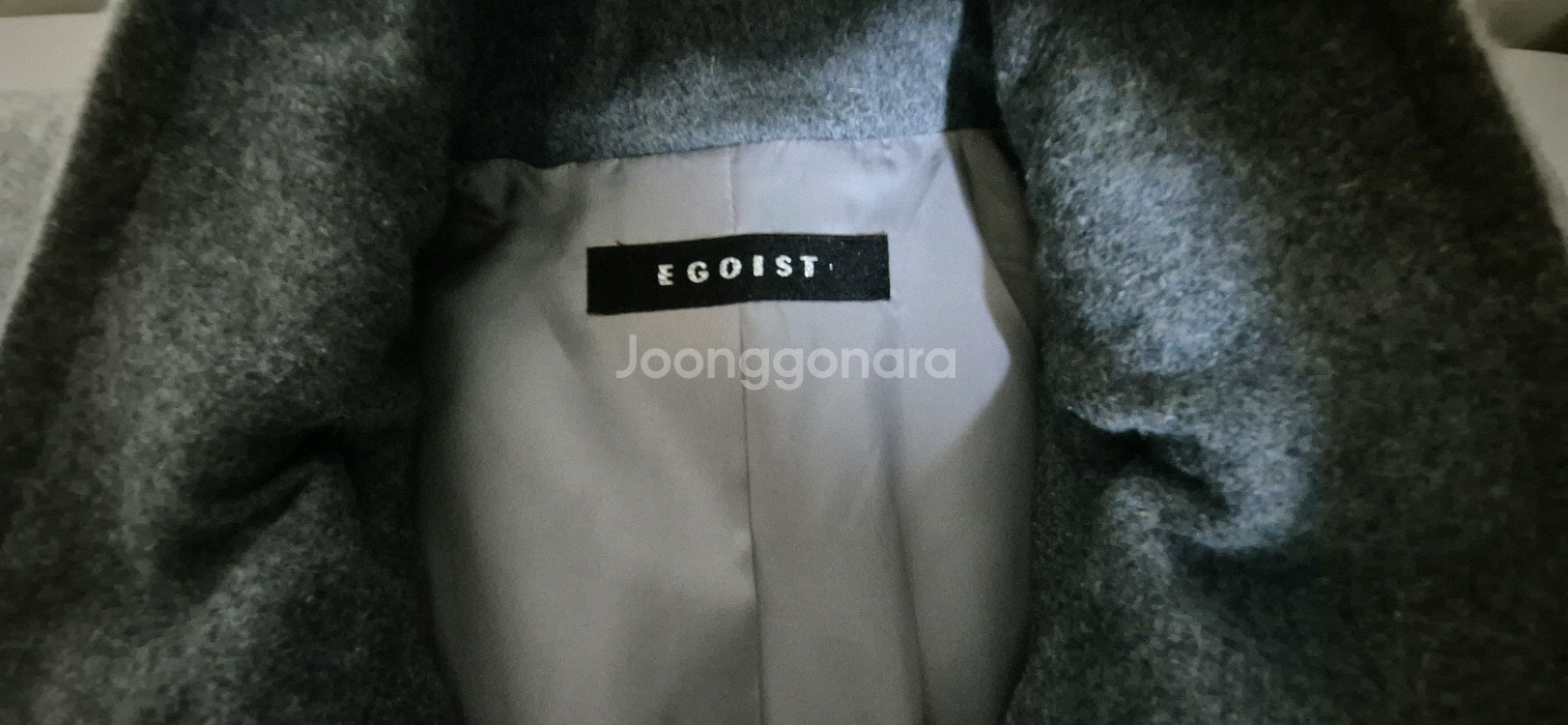 에고이스트 핸드메이드 모직 케이프 코트 에고이스트자켓--7