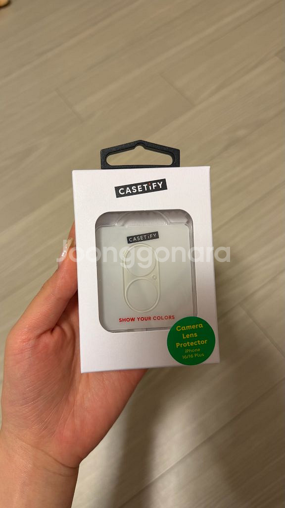 [새제품] 케이스티파이 카메라 렌즈 프로텍터 아이폰16/16플러스--1